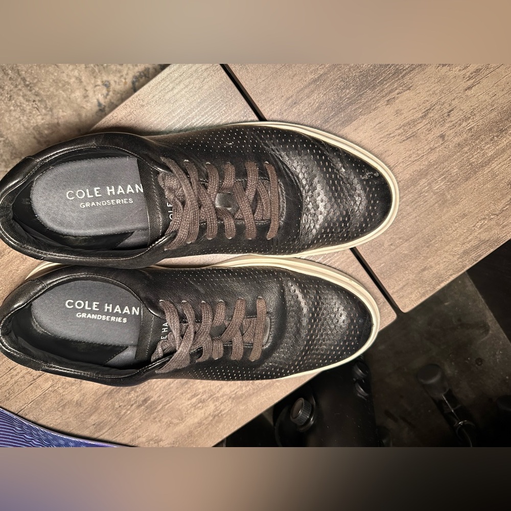 Men's GrandPrø Rally Laser Cut Sneakers Black